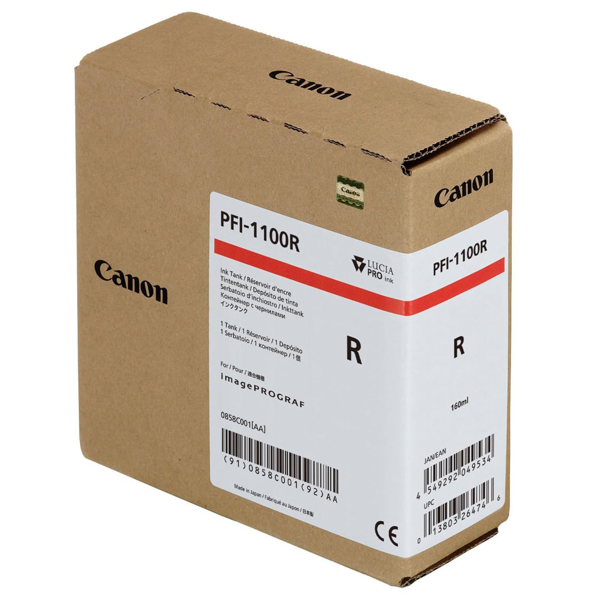 Canon - PFI-1100 Red (R) - 160