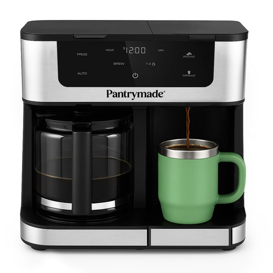 Pantrymade Deluxe 12-Cup Coffee Maker & Brewer