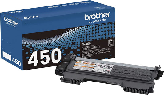 TN450 High-Yield Toner, 2600 Page-Yield, Black, Sold as 1 Each