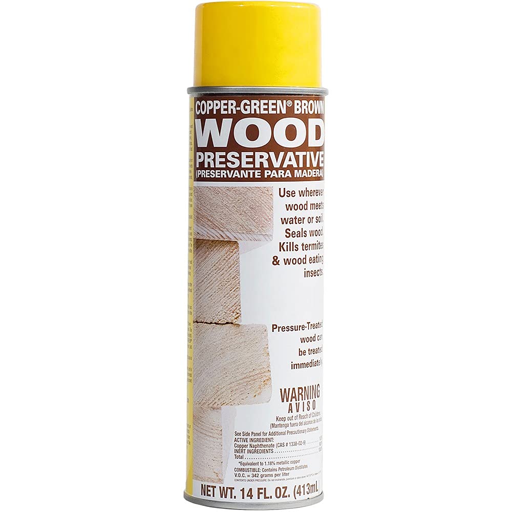 Green's Copper Brown Wood Preservative Spray 33008 14oz