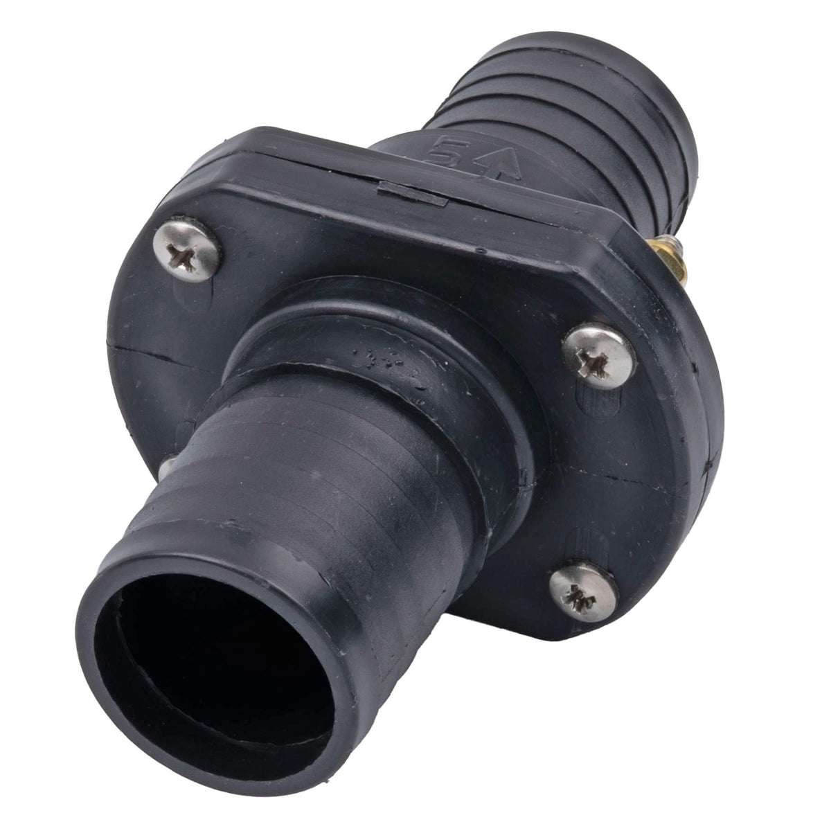 T-H Marine Double Barb Inline Scupper Check Valve 1-1/2"
