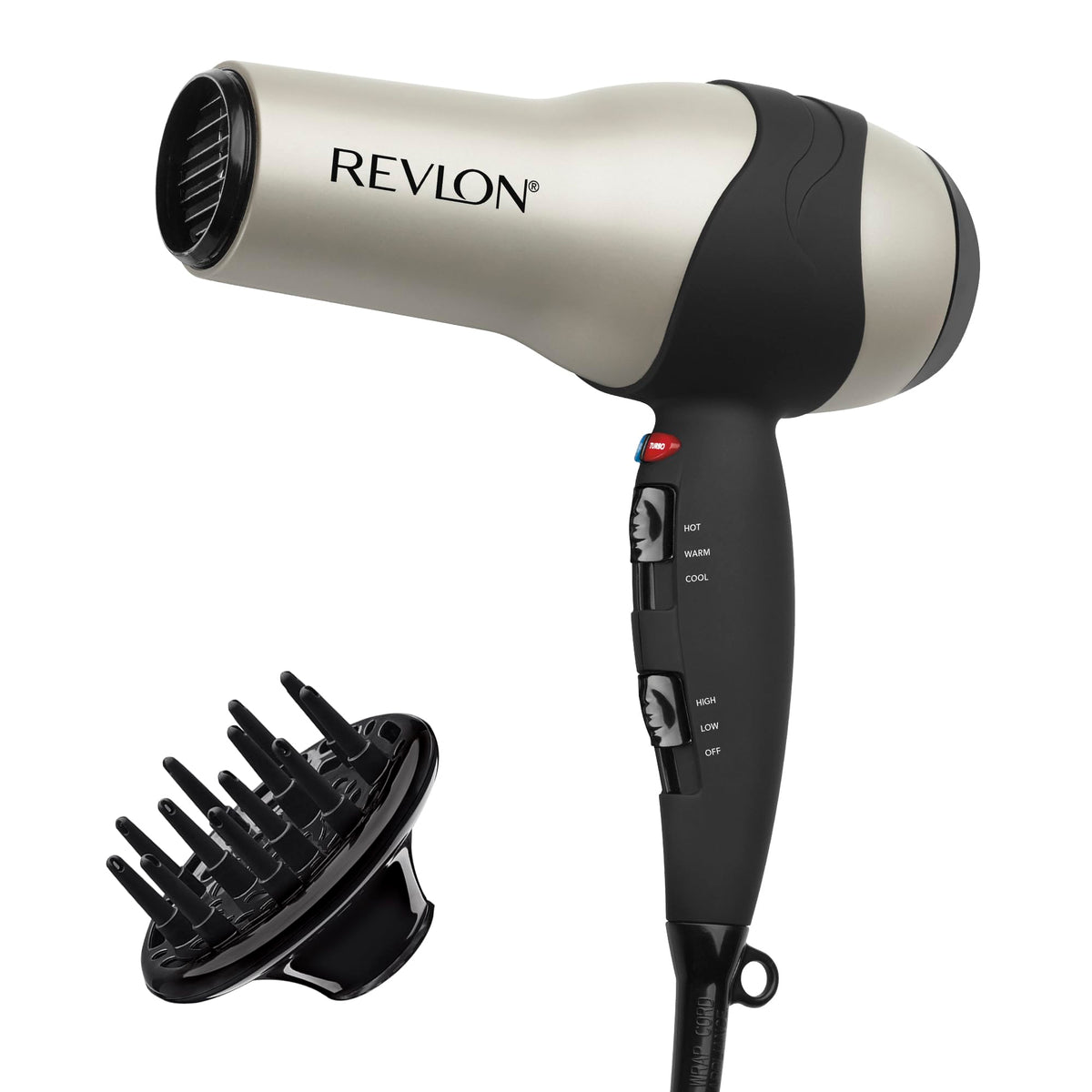 Revlon Matte Chrome Turbo Hair Dryer RV473PK1