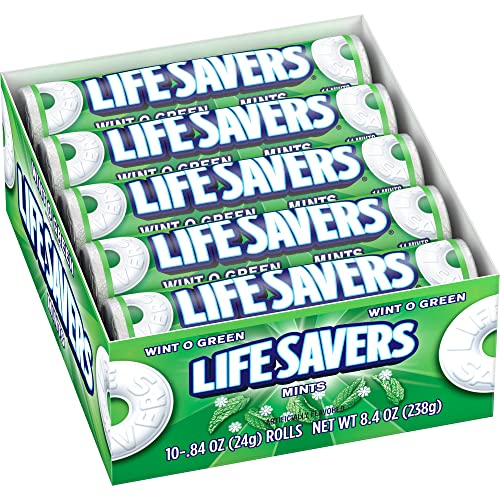 Lifesavers Wint-O-Green Mints Roll 0.84oz 20ct