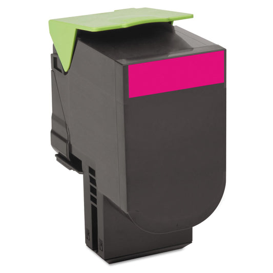 Lexmark 80C10M0 Magenta Toner Cartridge
