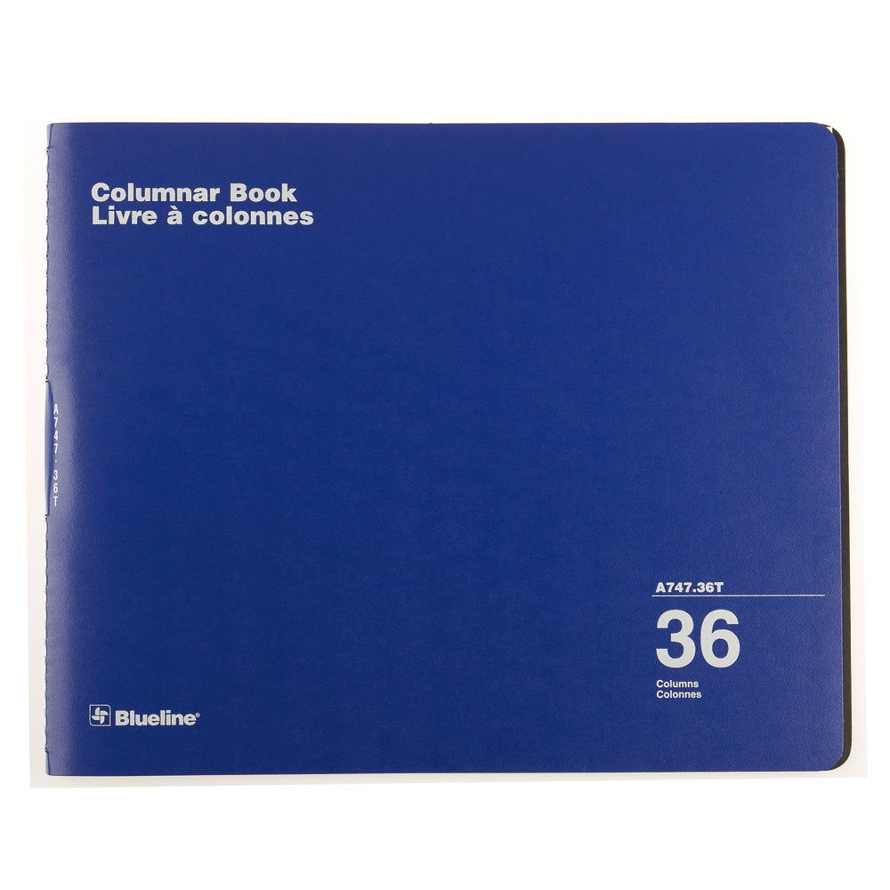 Blueline Columnar Book 36 Columns A747.36T