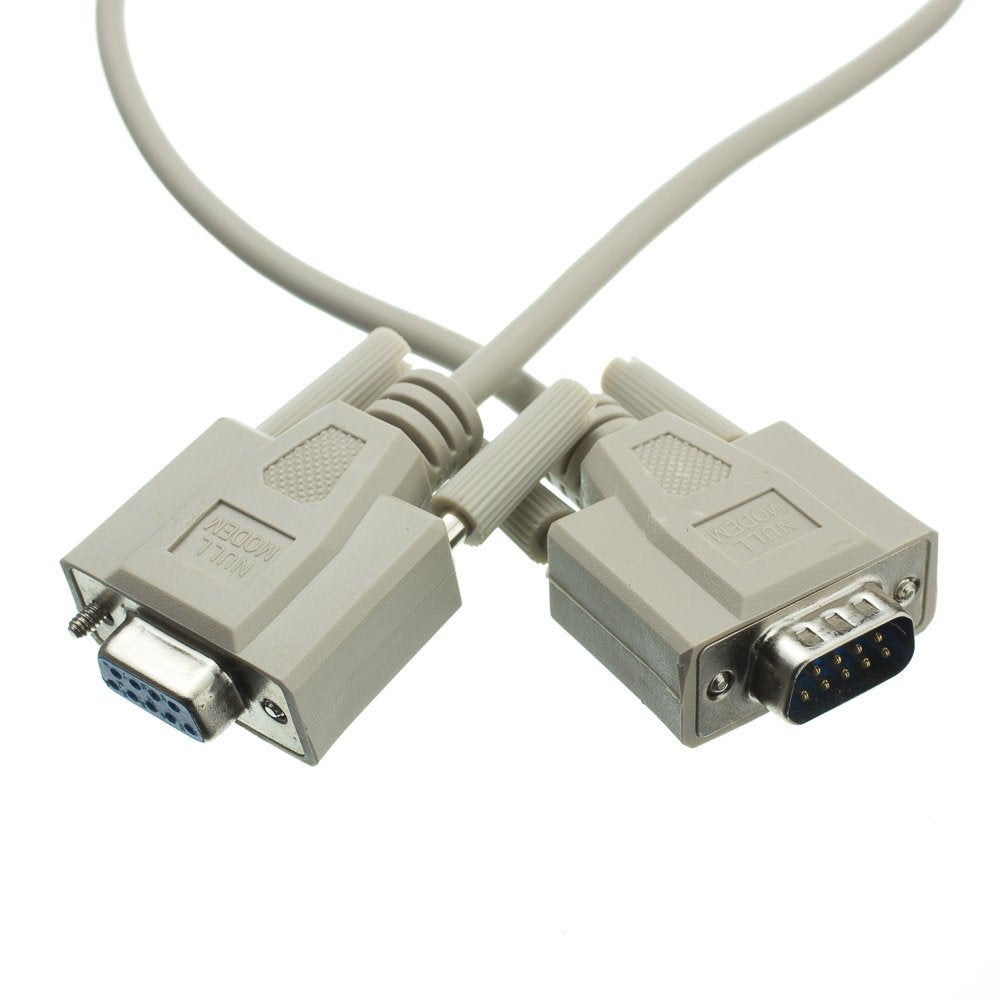 CableWholesale DB9 Null Modem Cable 10 Feet