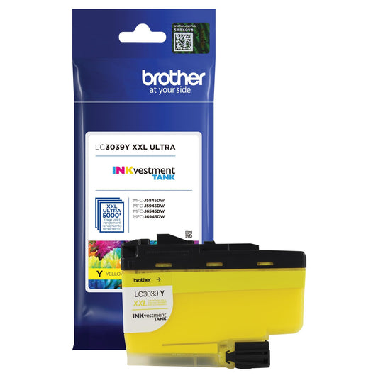 Brother LC3039Y Ultra High-Yield Yellow Ink Cartridge