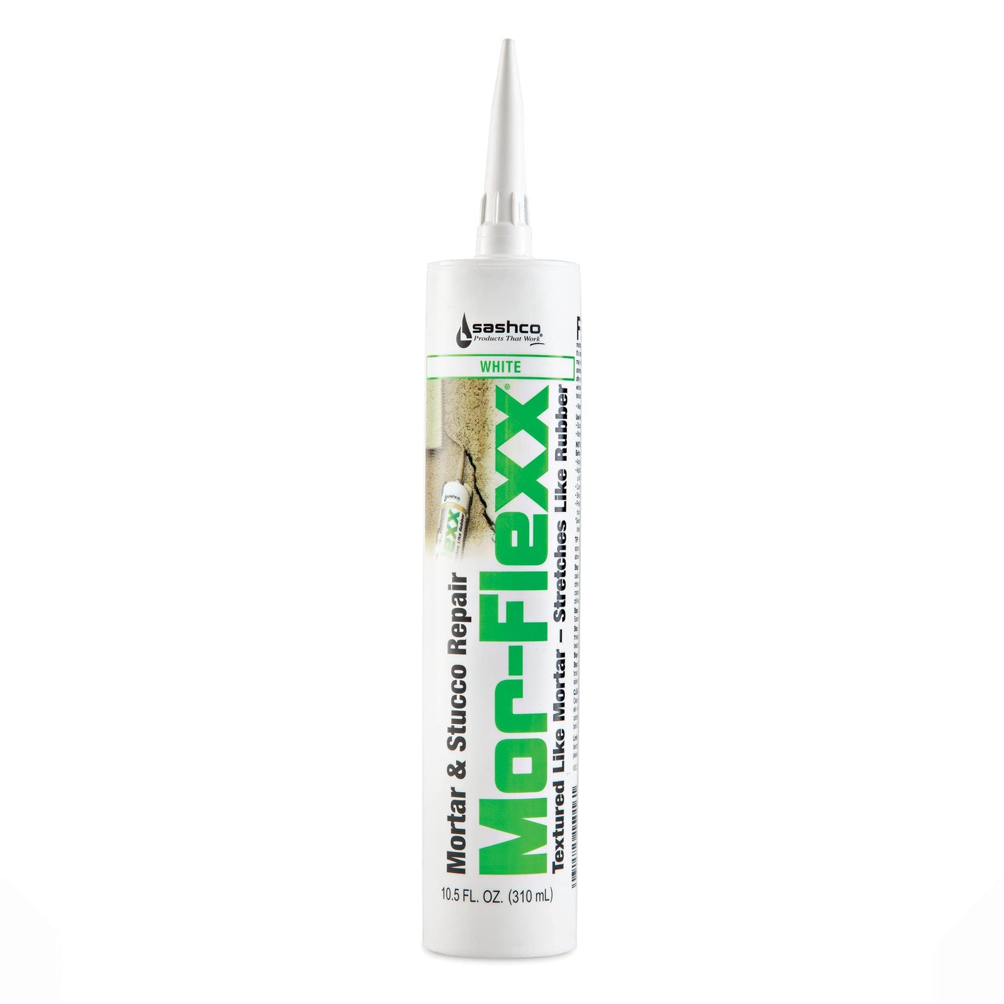 Sashco Mor-Flexx Textured Caulk White 10.5 oz