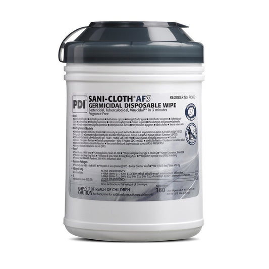 SaniPro Sani-Cloth AF3 Germicidal Wipes 6" x 6.75" 12/Carton