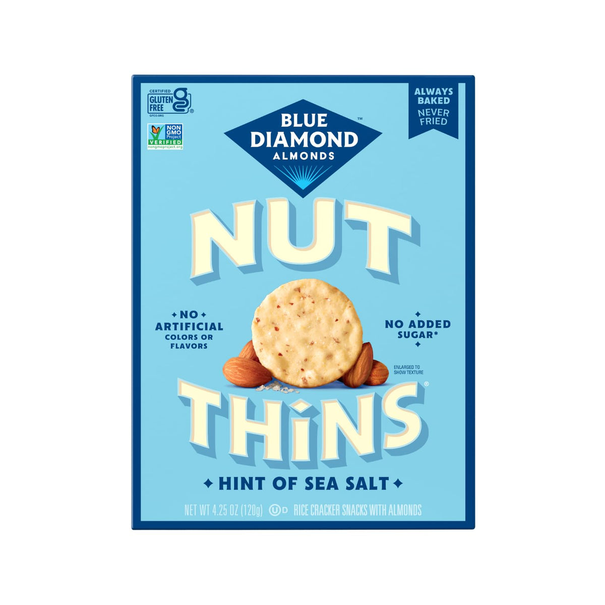 Blue Diamond Cracker Nut Thin Sea Salt
