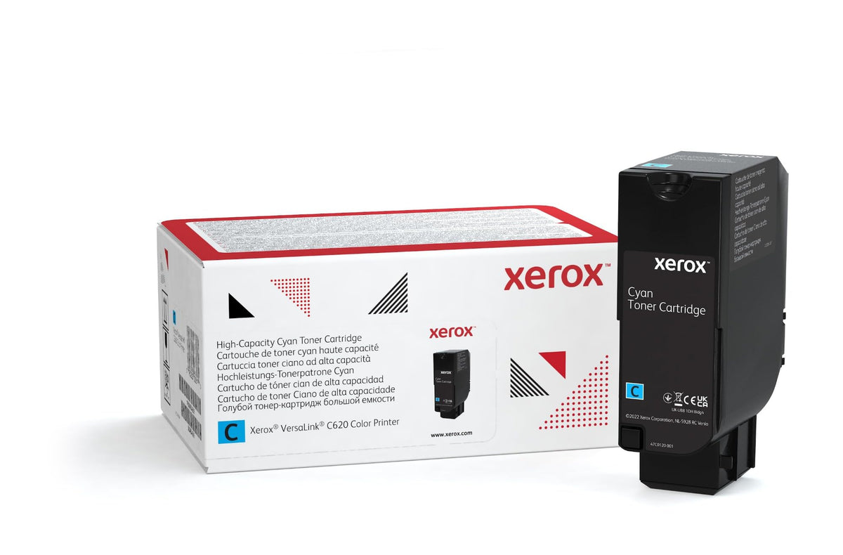 Xerox 006R04625 Genuine Cyan High Capacity Toner Cartridge for The Versalink C620 [use & R