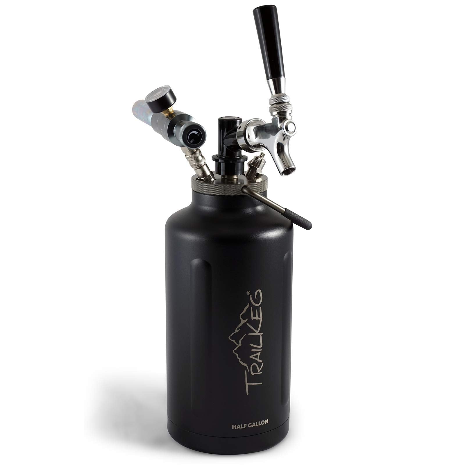 TrailKeg 64oz Pressurized Beer Growler System - Black