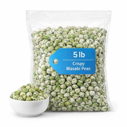 Wasabi Peas, 1 Pound Bag, The Hampton Popcorn & Candy Company