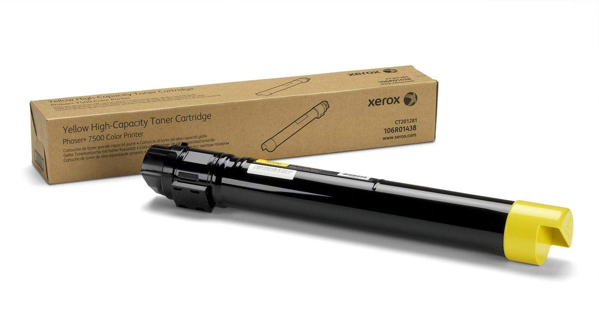 Xerox 106r01438 High-Yield Toner, 17,800 Page-Yield, Yellow