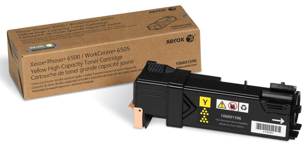 Xerox 106R01596 Toner Cartridge High-Capacity (Yellow,1-Pack)