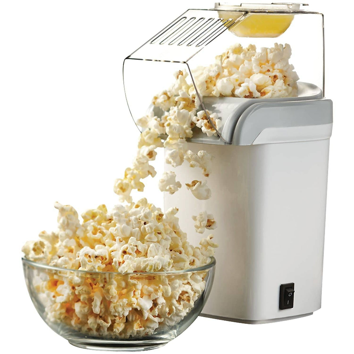 Brentwood PC-486W 8-Cup Hot Air Popcorn Maker White