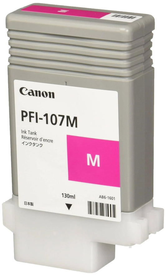 Canon PFI-107 M Ink for iPF Printers (130ml) - Magenta
