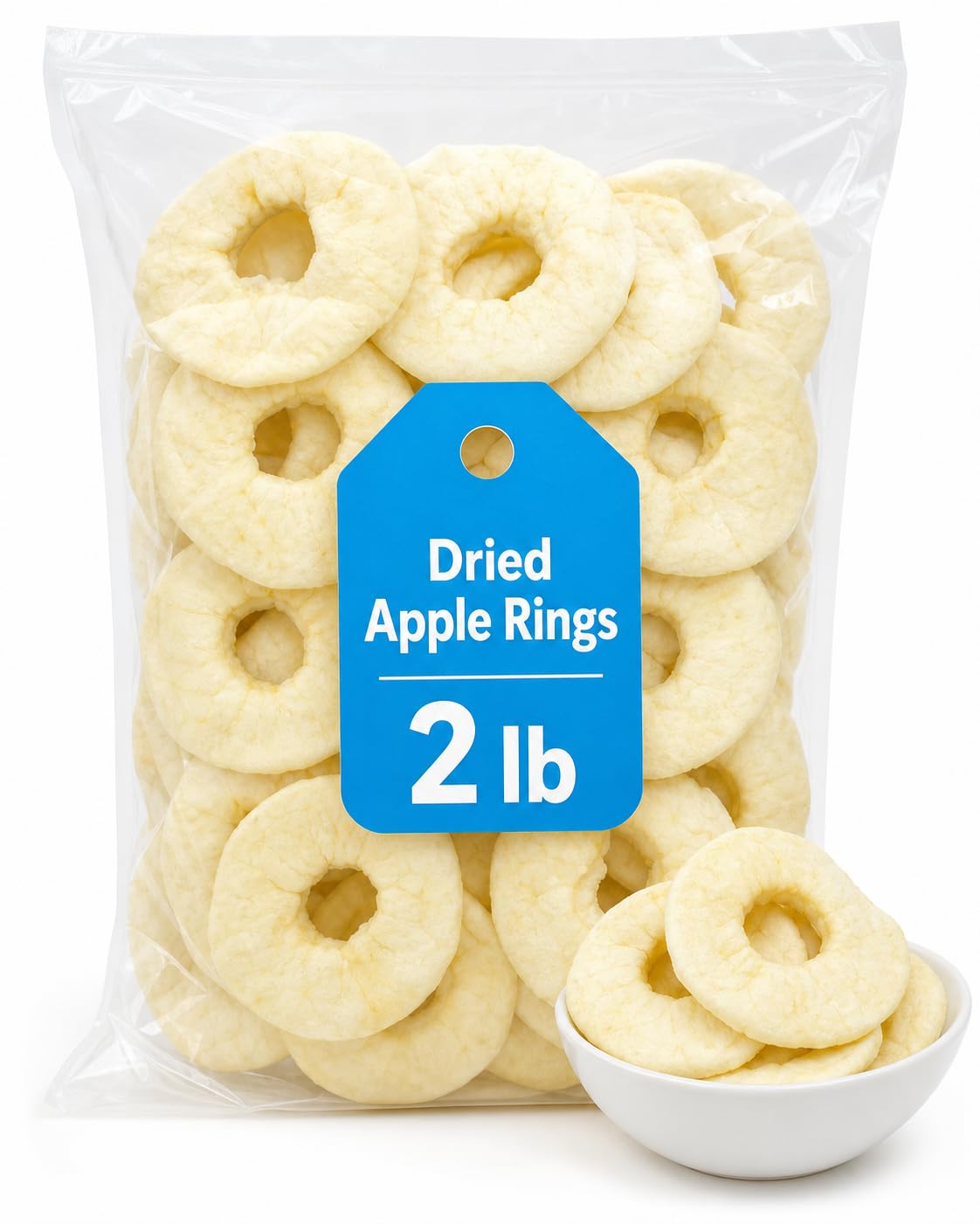 Imported Dried Apple Rings 2 lb