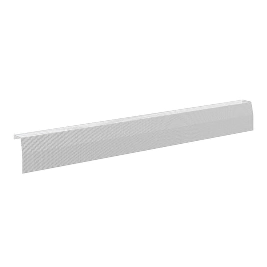 Baseboarders Premium 5 ft Steel Heater Cover White