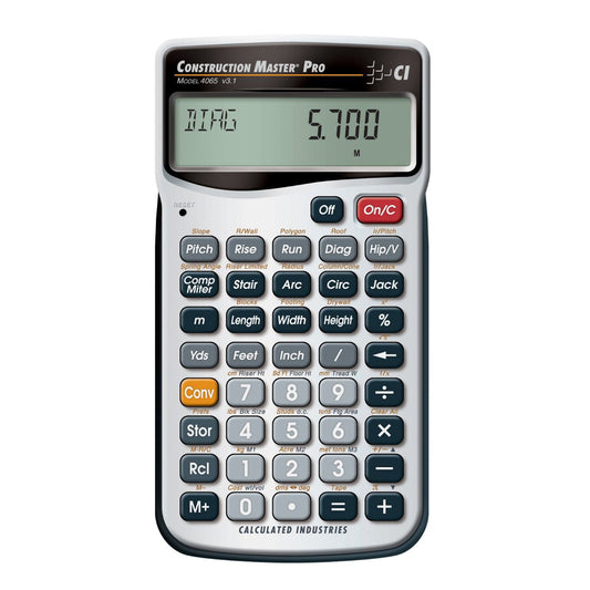 Calculated Construction Master Pro III 4065 Calculator