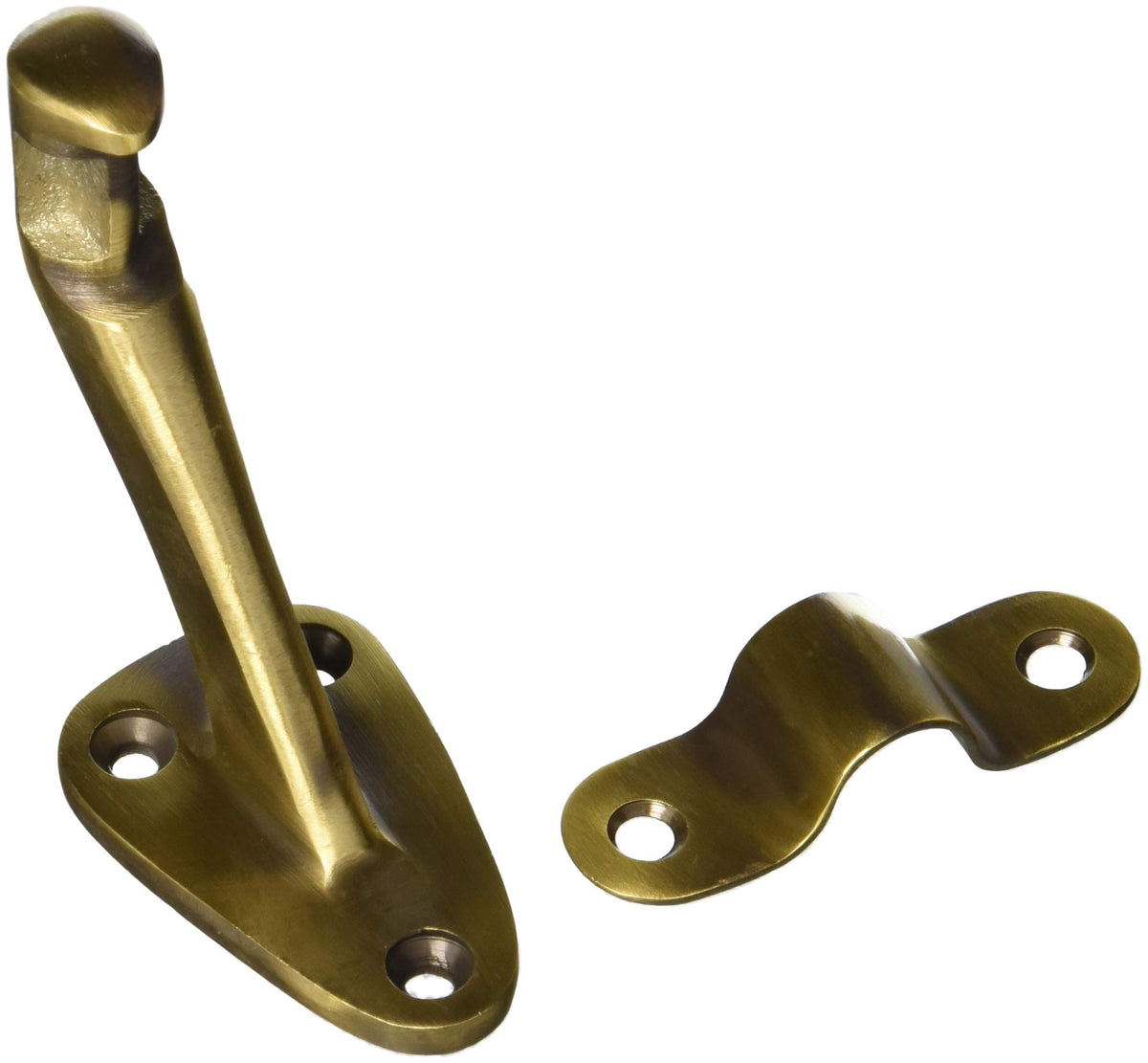 Deltana Hand Rail Bracket 3-5/16IN Antique Brass