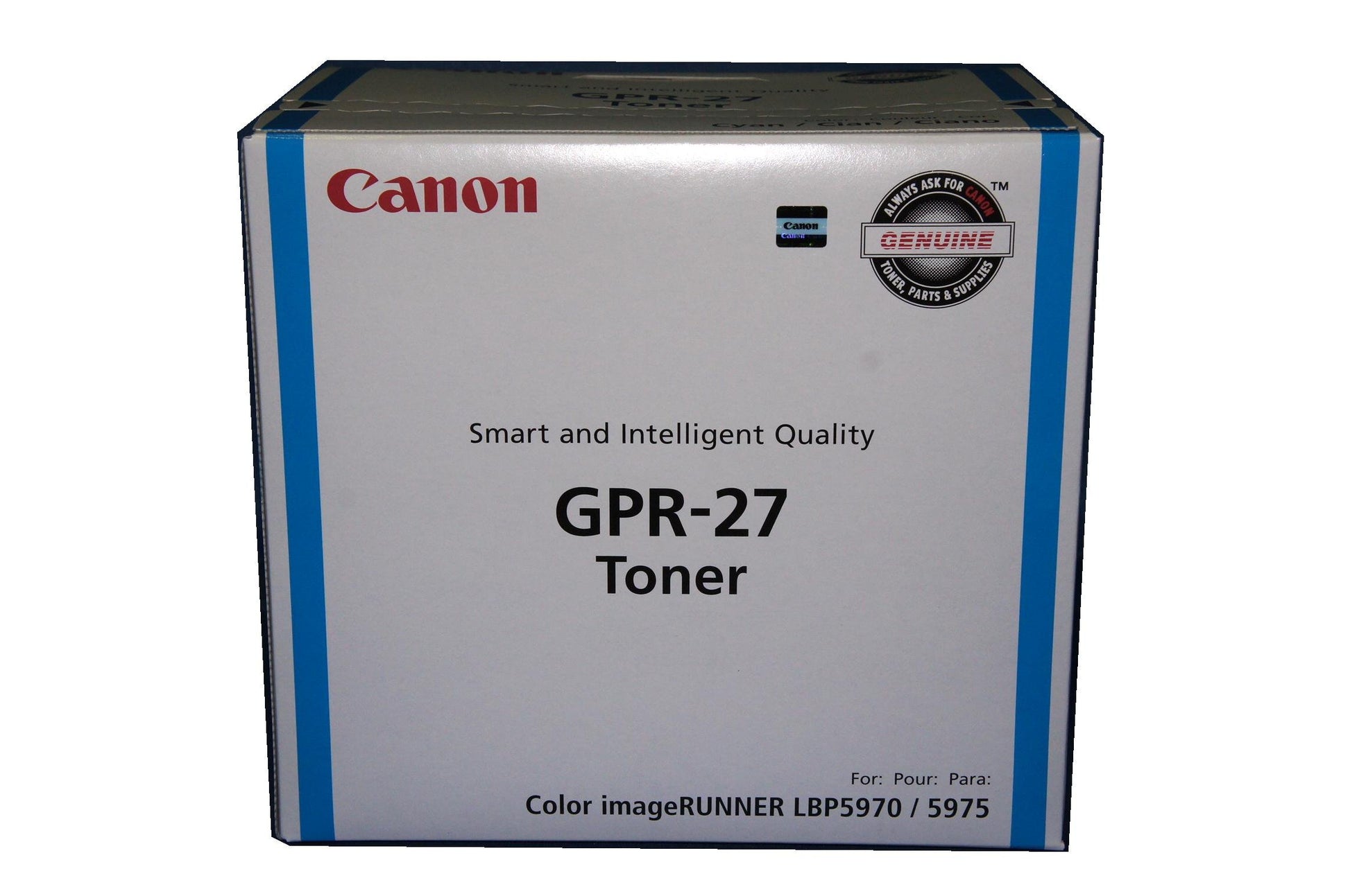 Canon 9644A008AA (GPR-27) Toner, 6000 Page-Yield, Cyan
