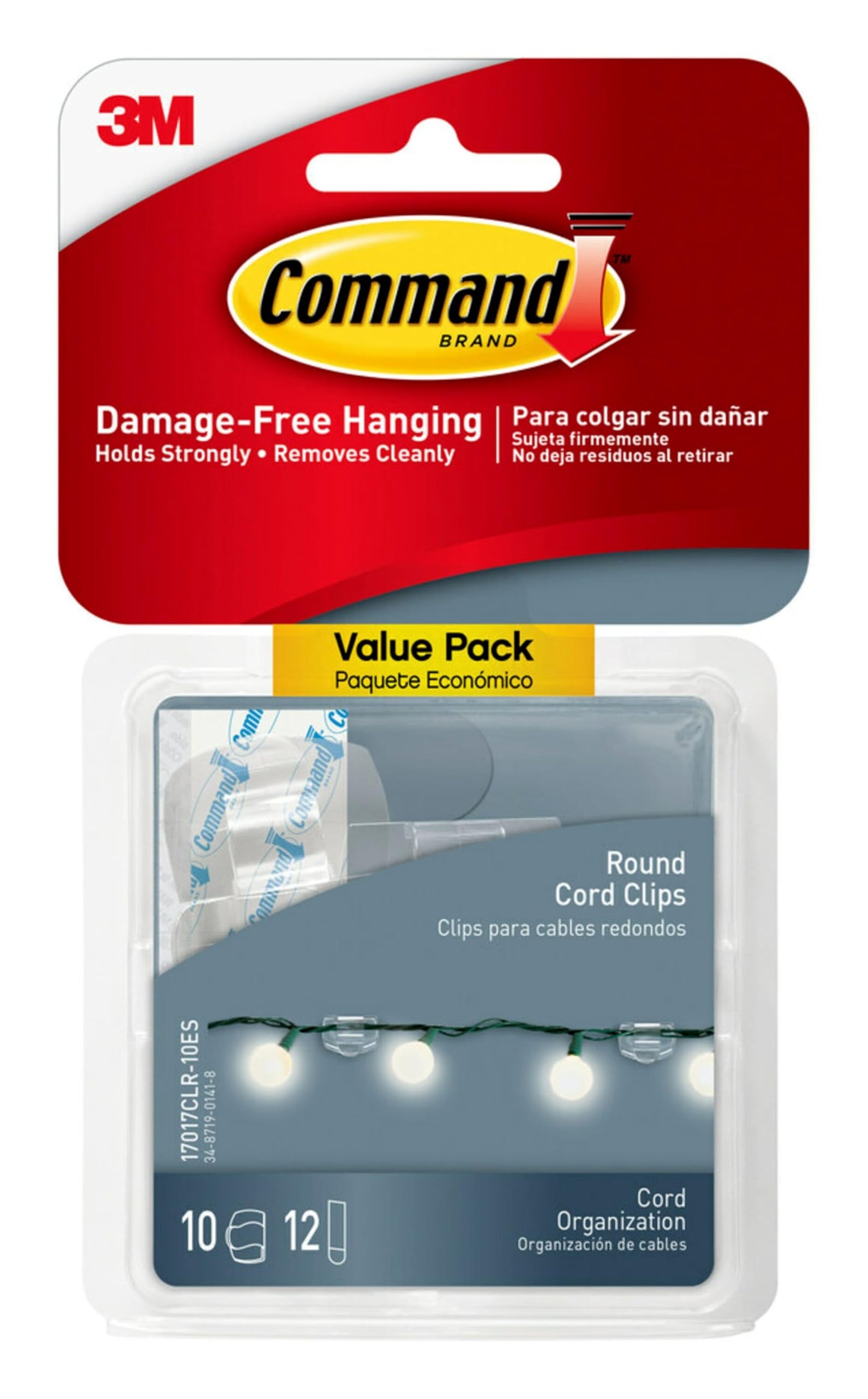 3M Command™ Clear Round Cord C