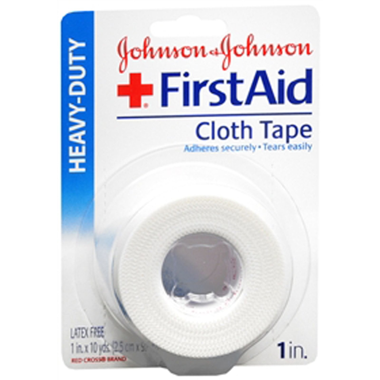 Johnson & Johnson BAND-AID First Aid Cloth Tape 1" x 10 yds