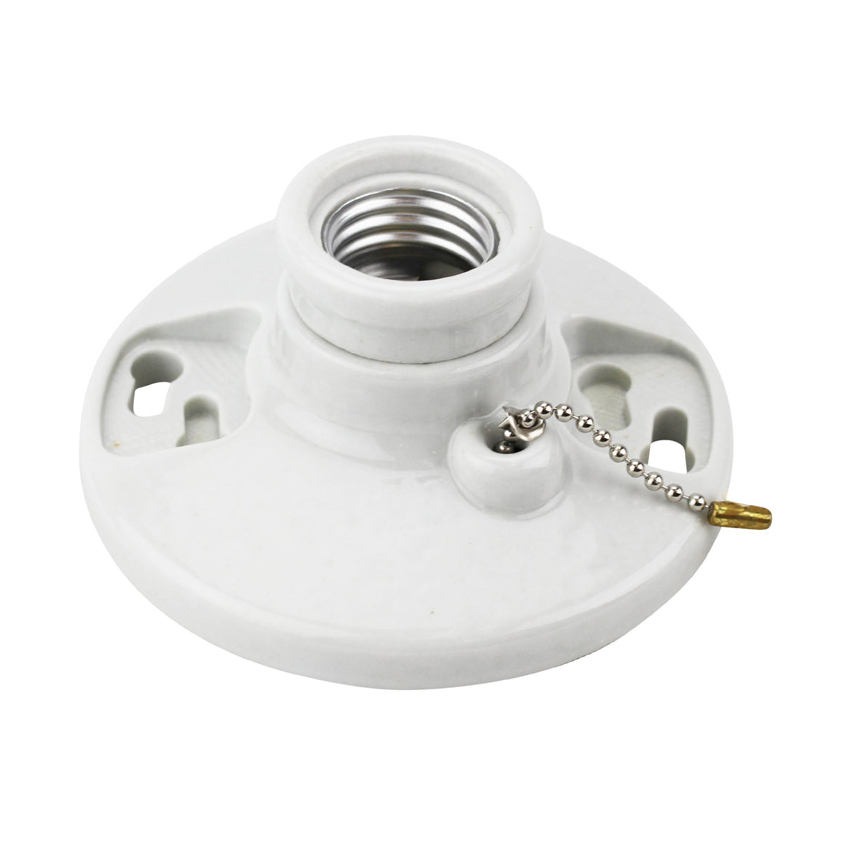 Legrand Pass & Seymour 282CC18 Lampholder, Pull Chain, White