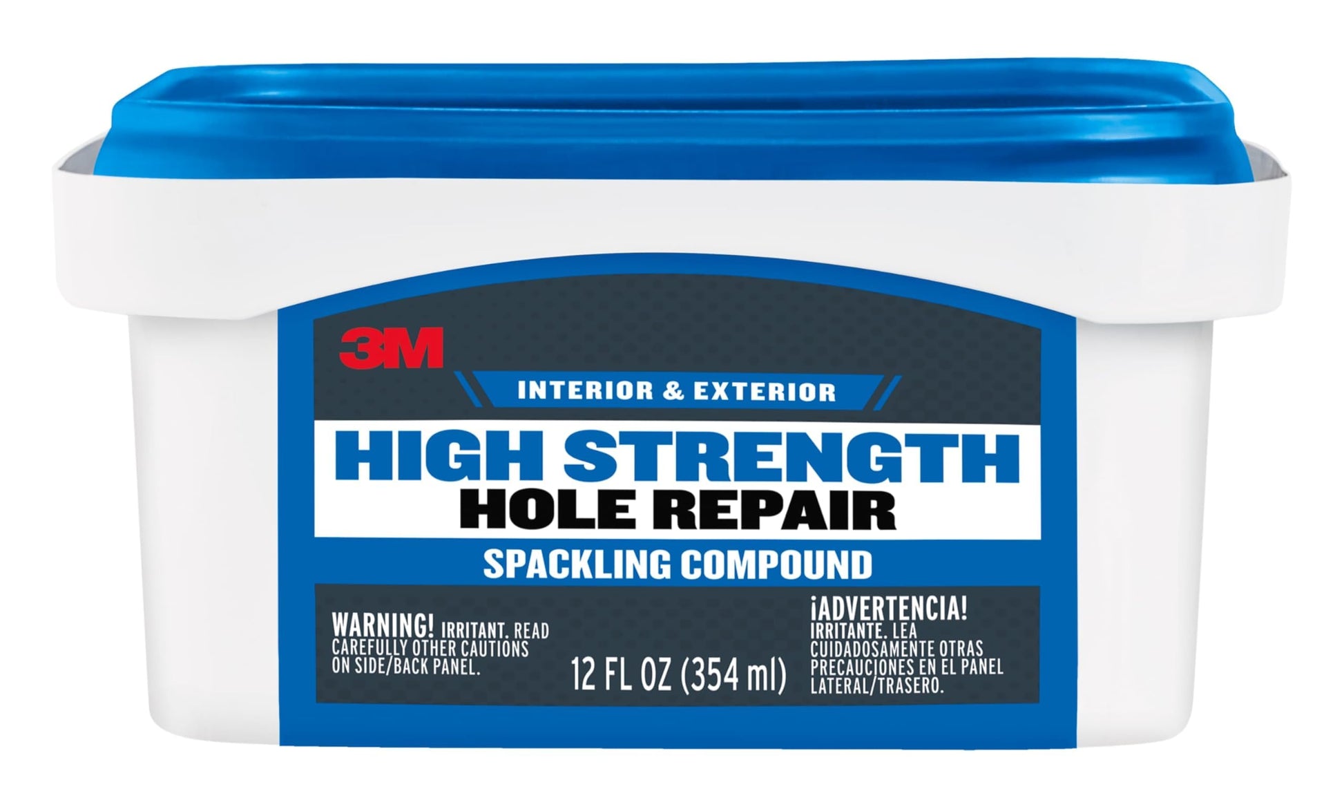 3M CC-12-DT High Strength Hole Repair Color Changing Spackling Compound, White, 12 Oz.