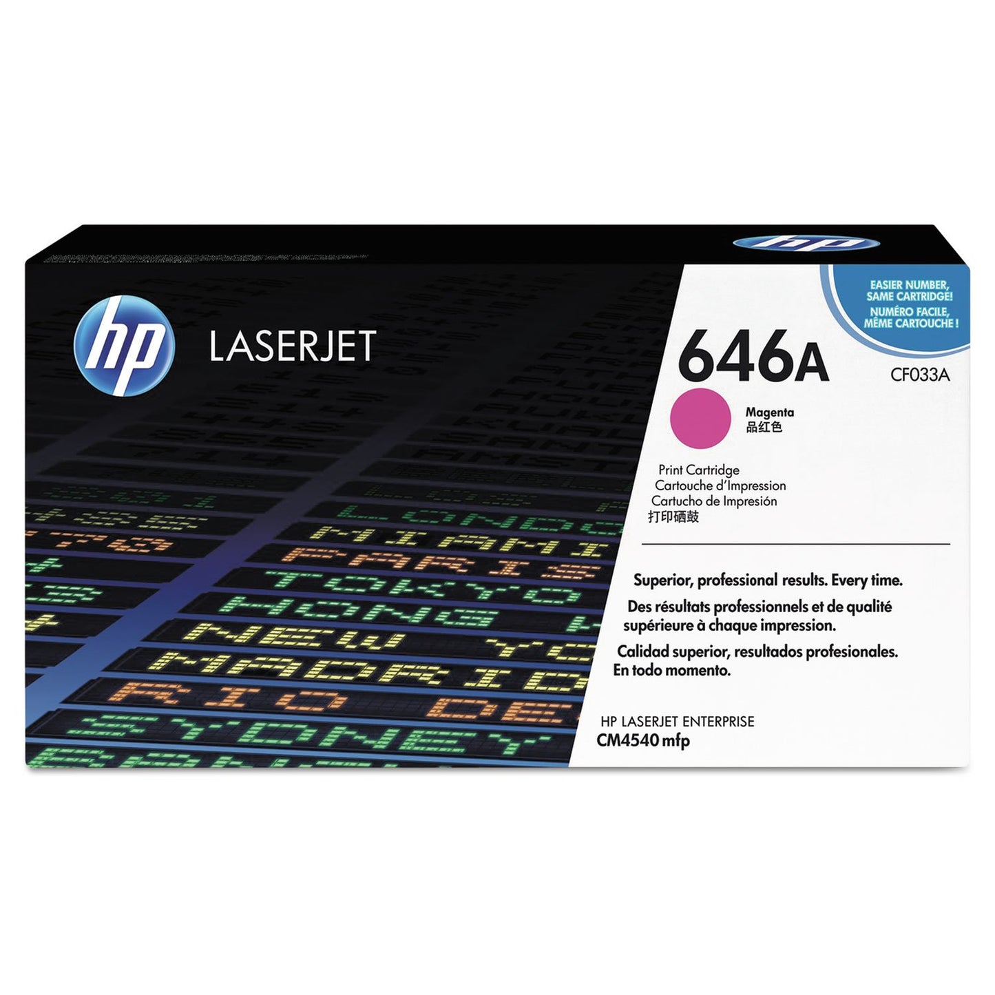 HP 646A Magenta Toner Cartridge CF033A