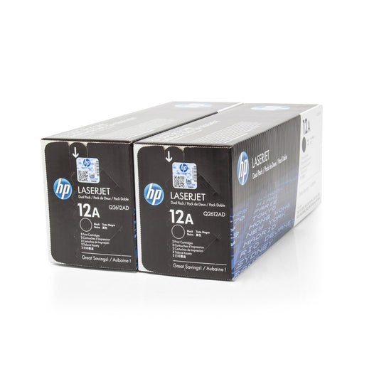 HP Q2612AD Original Black Laser Toner Cartridge (T