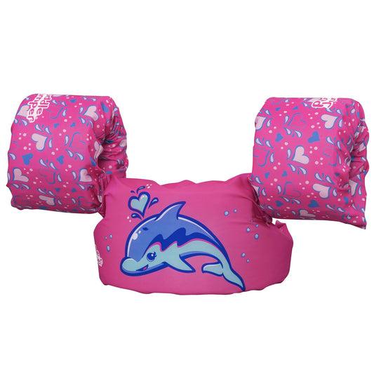 Bestway Puddle Jumper Kids Life Vest Pink Dolphin 33-55lbs