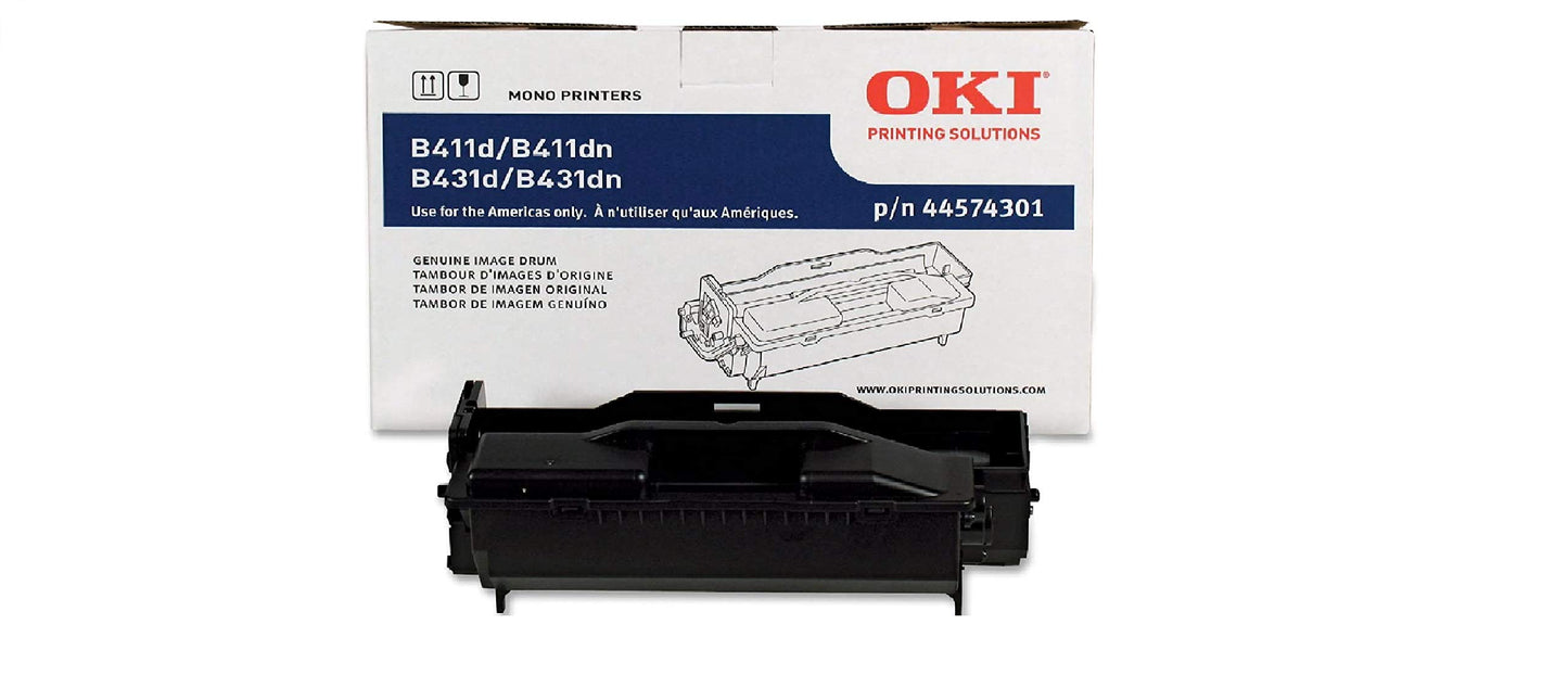 OKI 44574301 44574301 Drum, 30,000 Page-Yield, Black