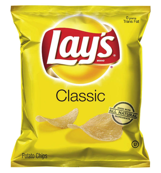 Lay's Chips Potato Regular 2.25 ounce Bag XVL