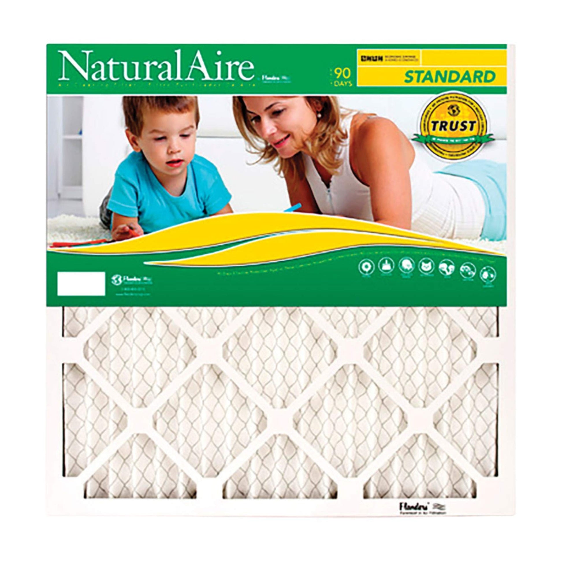 AAF/FLANDERS Naturalaire Air Filter 18" X 20" X 1" Pleated MERV 8