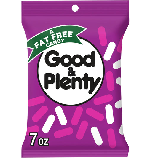 Good & Plenty Licorice Candy 7 oz Bag