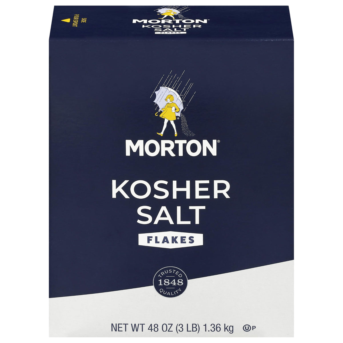Morton Kosher Salt Coarse Cooking Salt (48 oz / 3 lb), 1-Pack