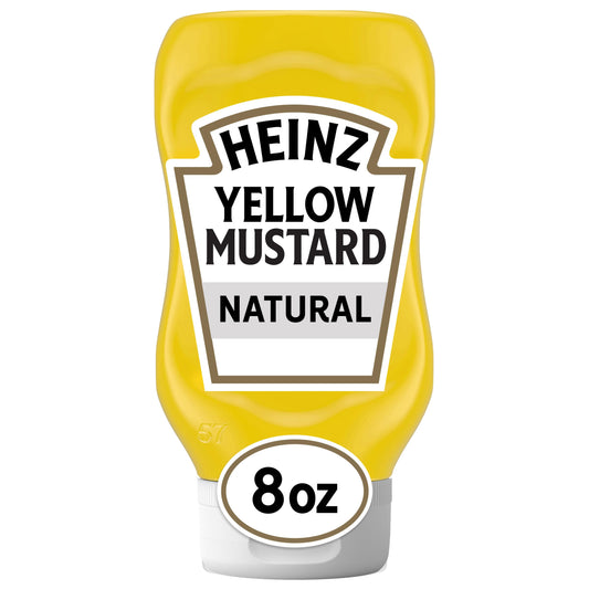 Heinz Yellow Mustard, 8 oz Bottle