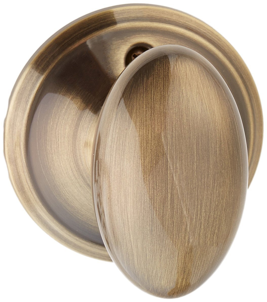 Schlage F170 SIE 609 Siena Dummy Knob Antique Brass
