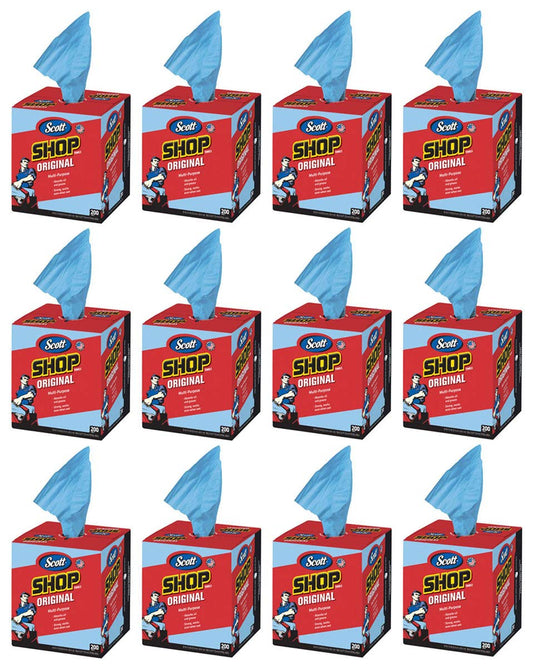 Scott Shop Towels 10" x 12" Blue 75190