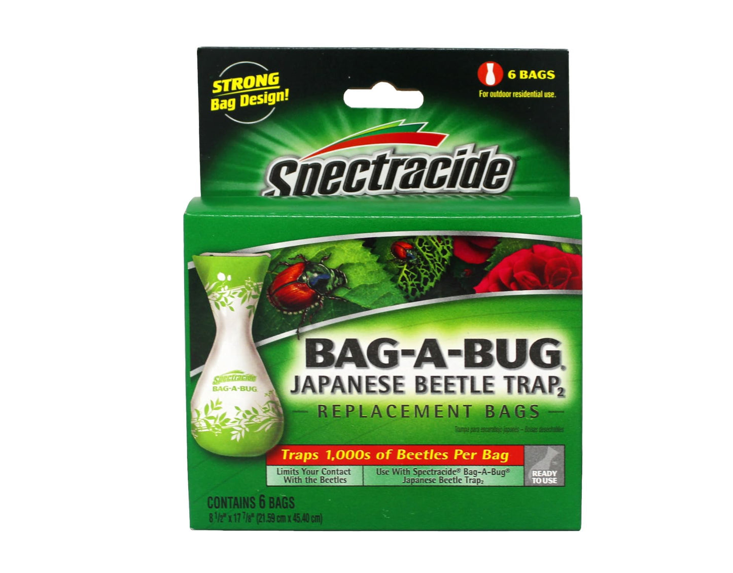 Spectracide Bag-A-Bug Japanese Beetle Trap Bags 6-Pack