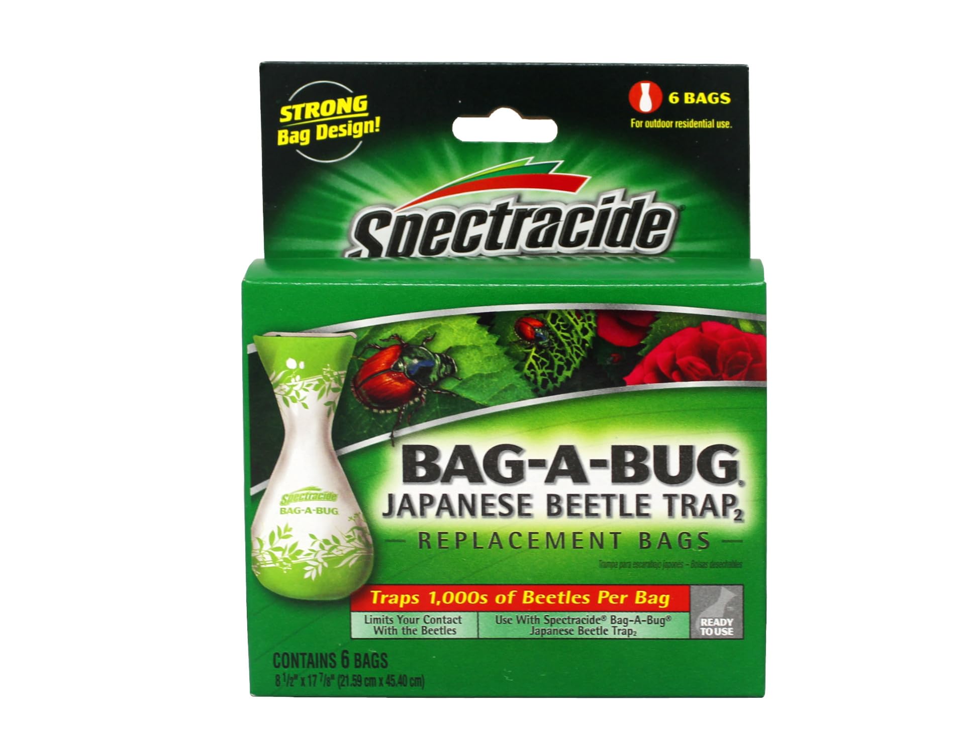 Spectracide Bag-A-Bug Japanese Beetle Trap Bags 6-Pack