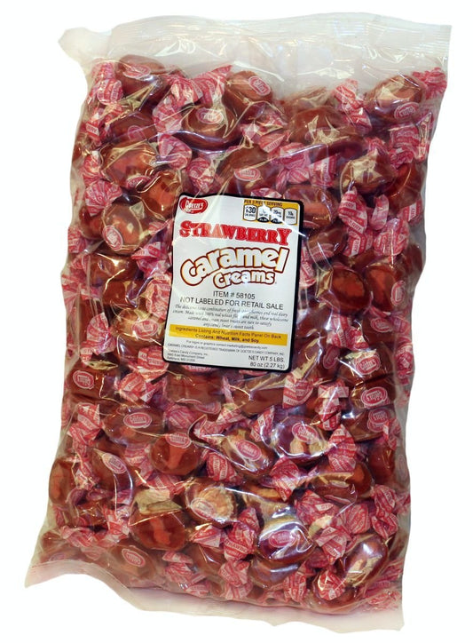 Goetze's Strawberry Smoothie Caramel Creams 5lbs