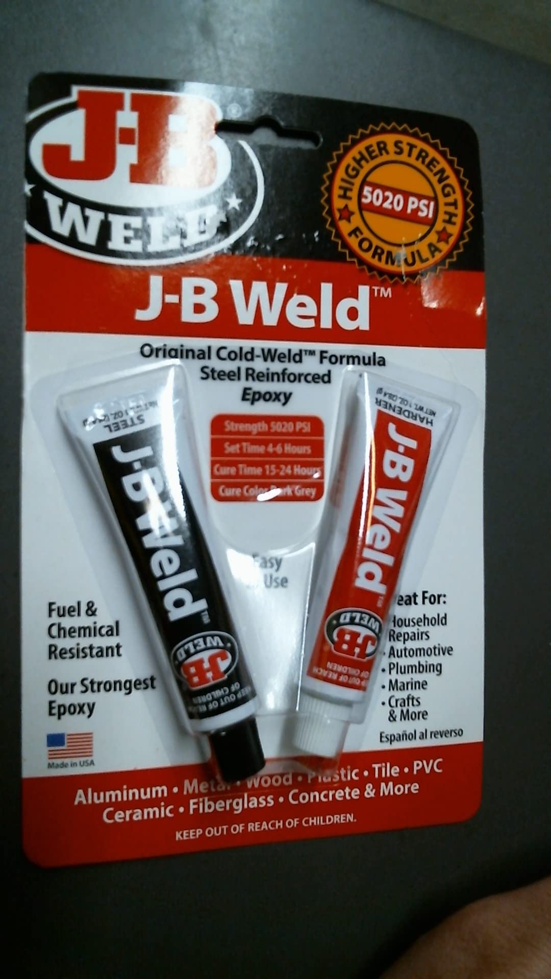 JB FILLER/GLUE COLD WELD1OZ