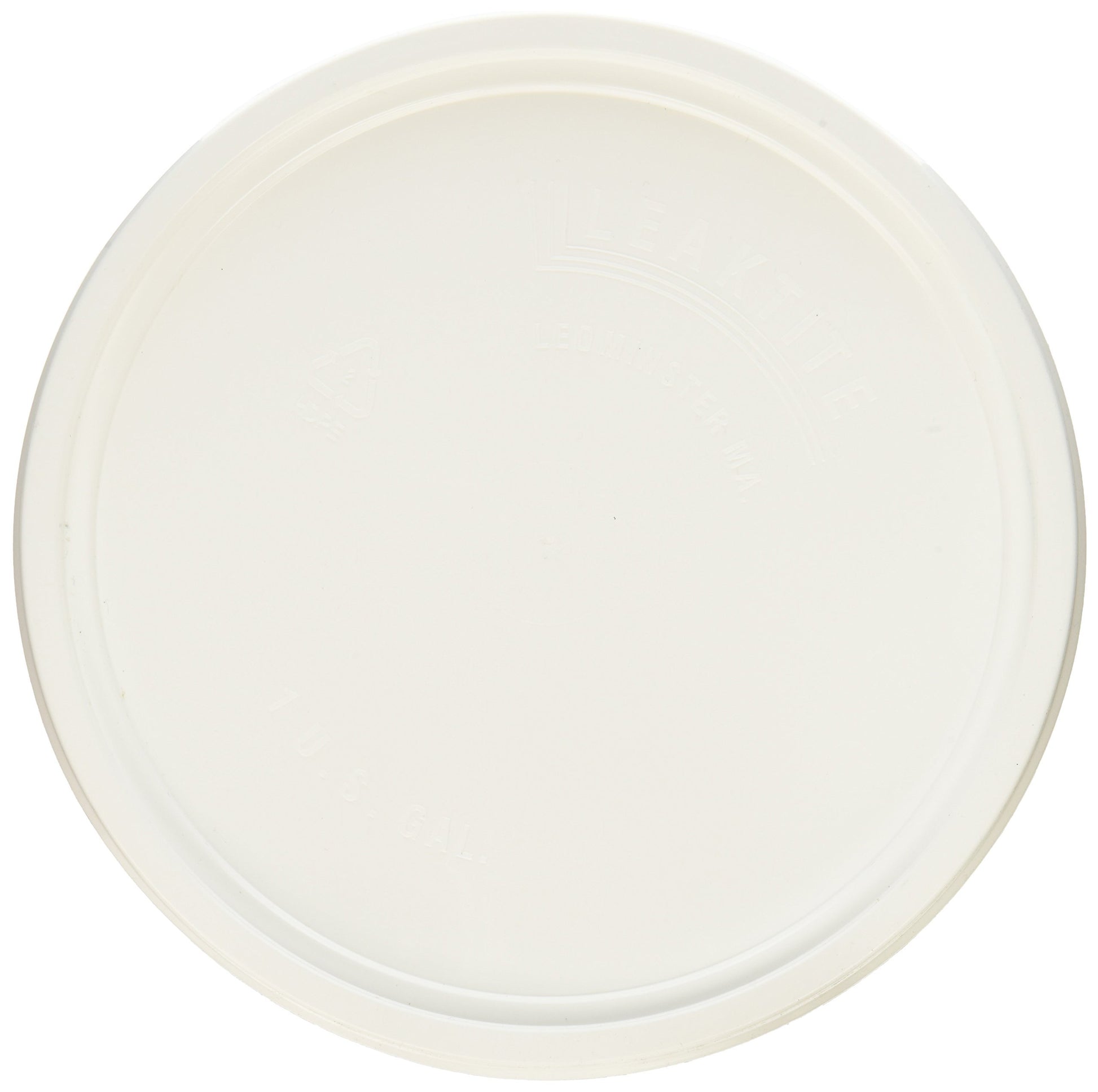 LEAKTITE 1GLD Gallon lon White Plastic Pail Lid