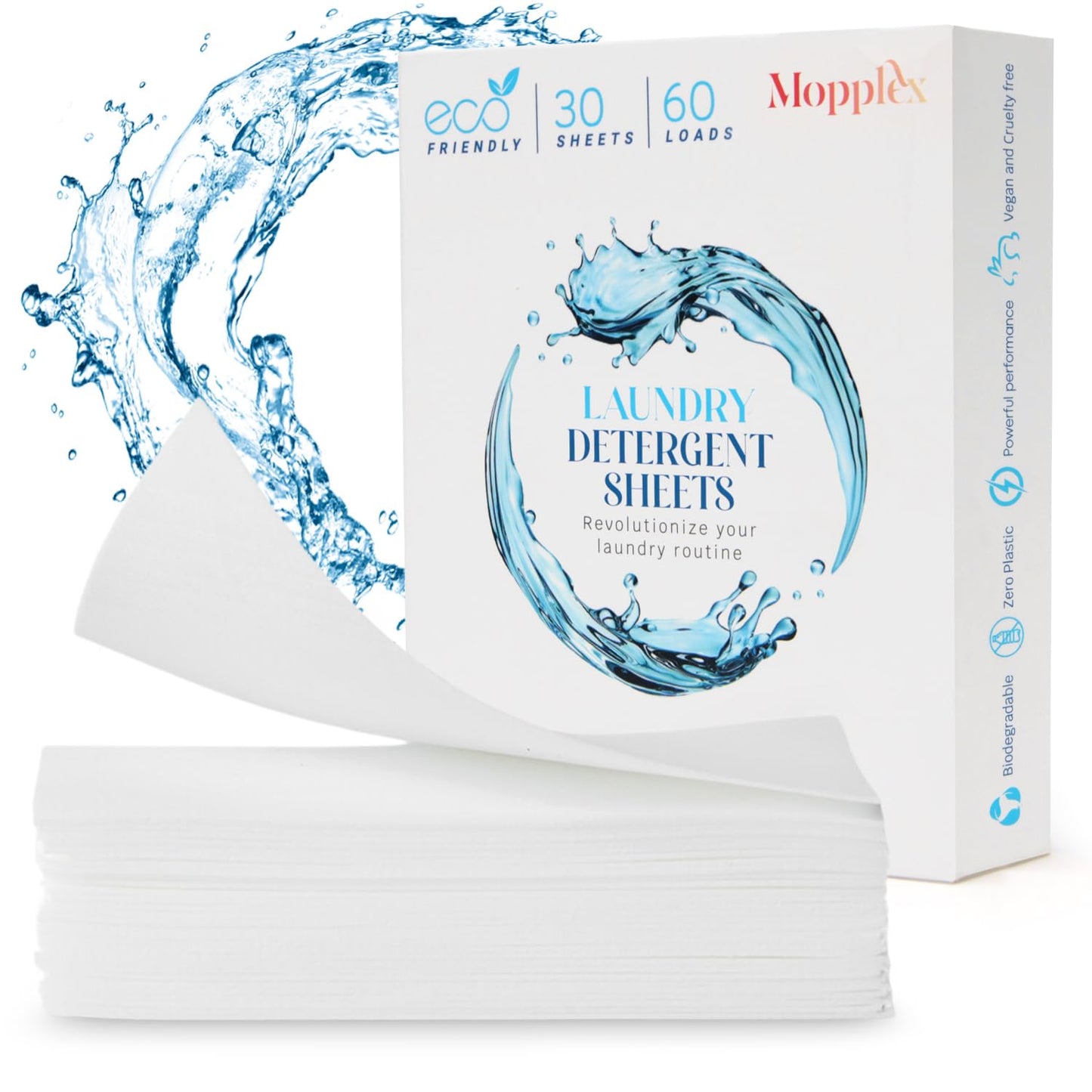 Laundry Detergent Sheets 30-Pack (60 Loads)