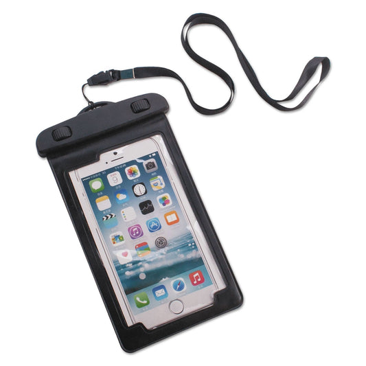 Advantus 91137 Waterproof Pouch, 4 1/2 x 1 1/4 x 9 1/2, Clear, 5/Pack