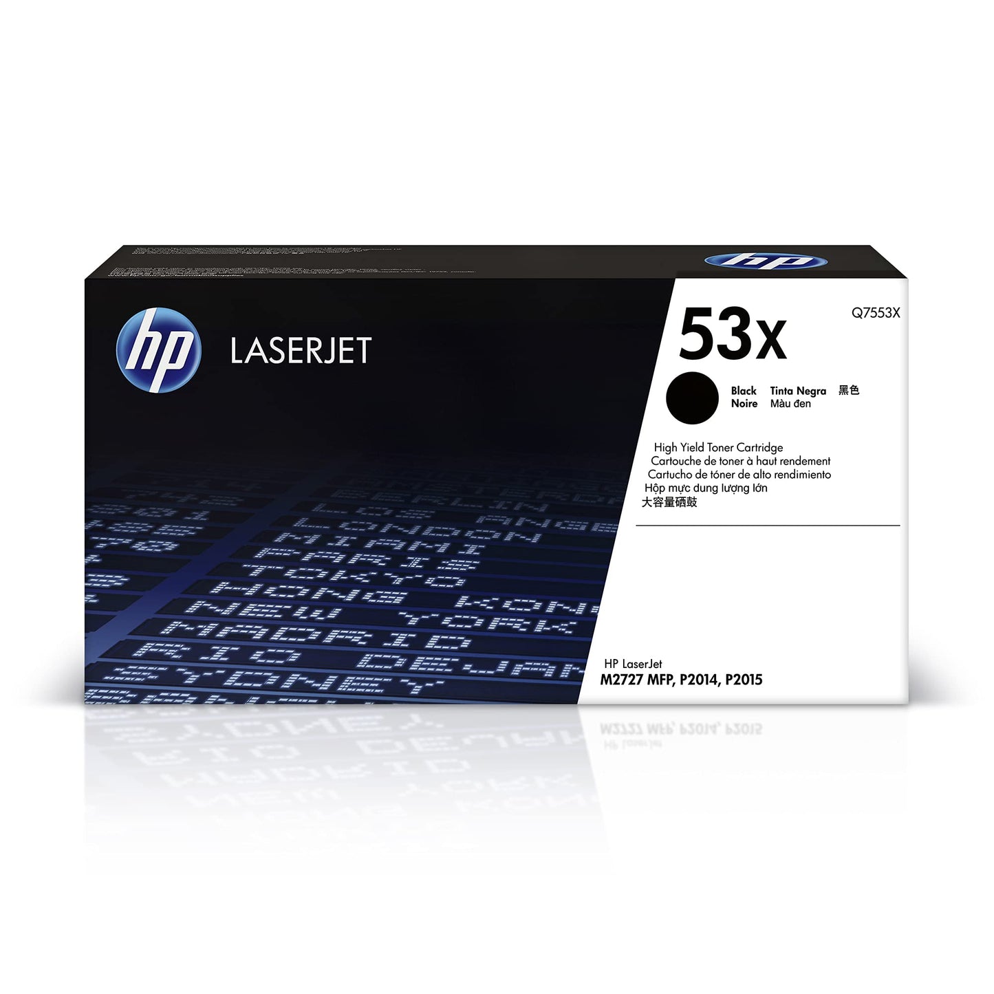 HP Genuine Brand Name Q7553X Mono Laser Cartridge for HP Black Toner for Laserjet P2015/2015N (7K YLD)