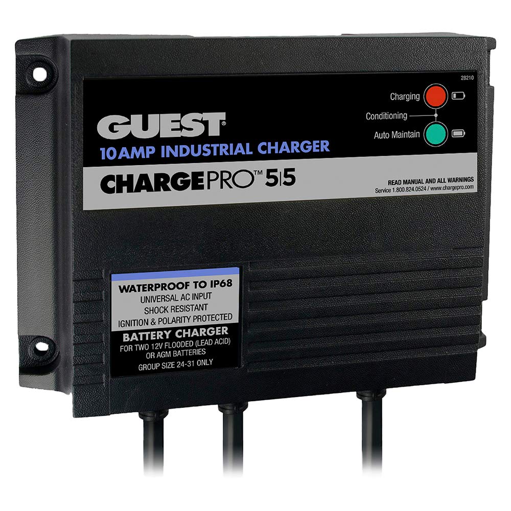 Marinco ChargePro 28210 10A 2-Bank Battery Charger 12V/24V